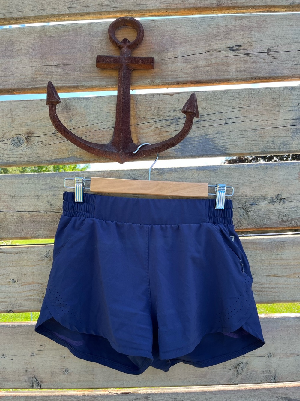 Asics Deep Blue Athletic Shorts